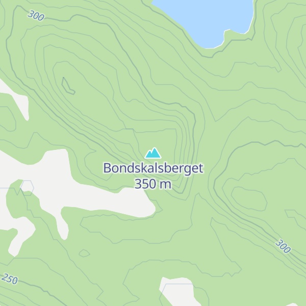 Map of Bondskalsberget