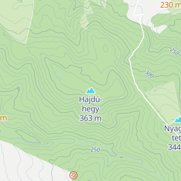 Map of Hajdú-hegy