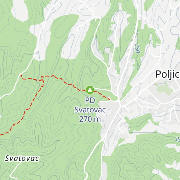 Map of PD Svatovac