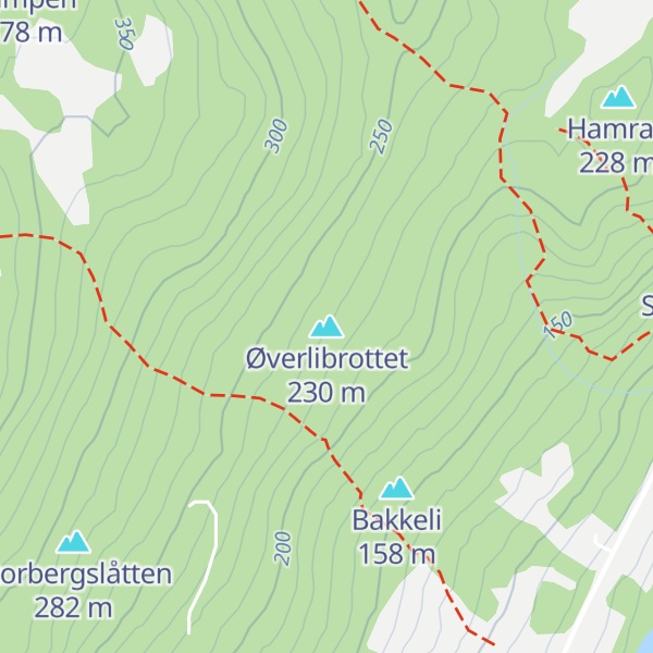 Map of Øverlibrottet