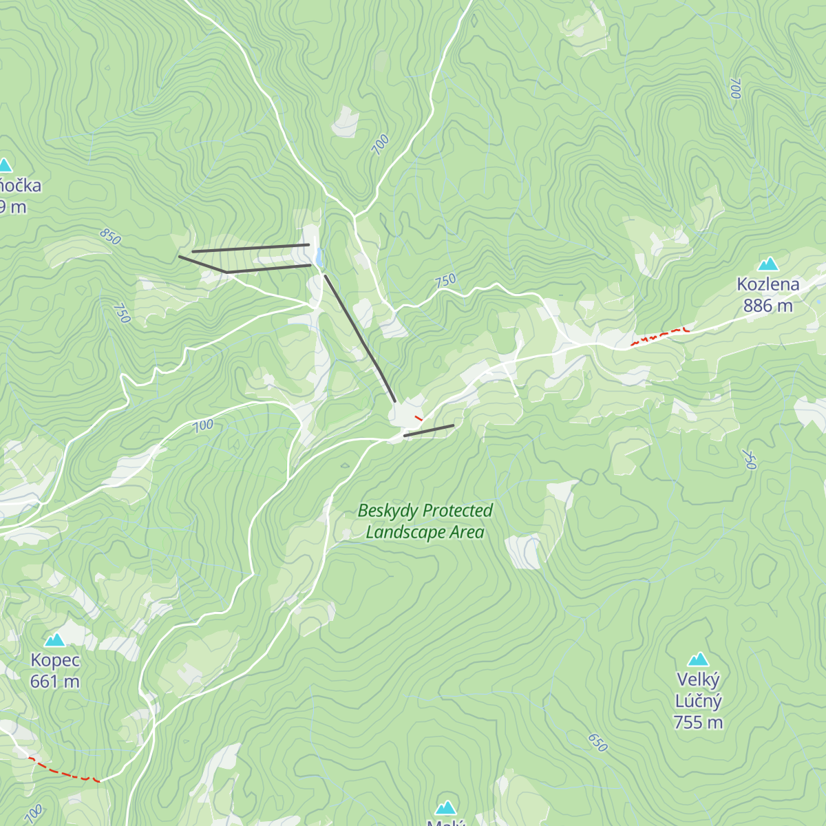 Hotel Charbulák map