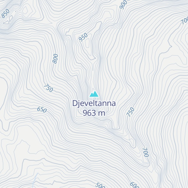 Map of Djeveltanna