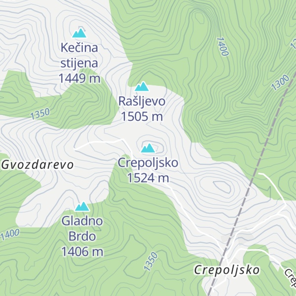Map of Crepoljsko