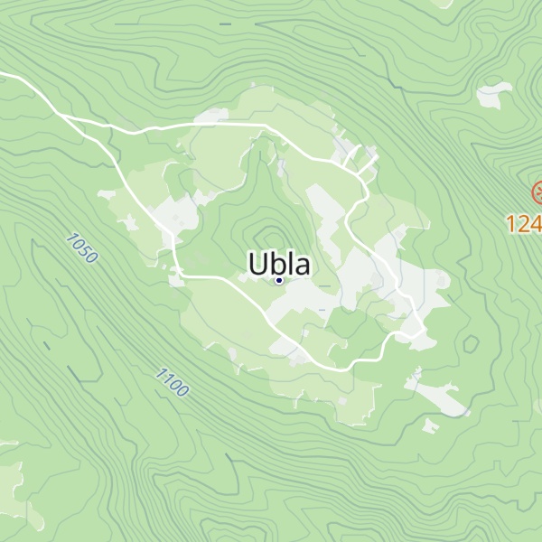 Map of Mountain hut „Ubla“