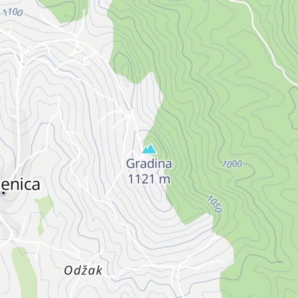 Map of Gradina