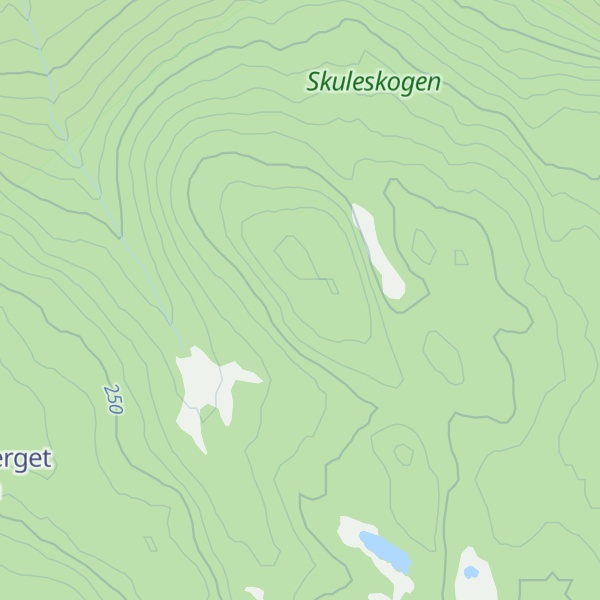 Map of Tjärtunnberget