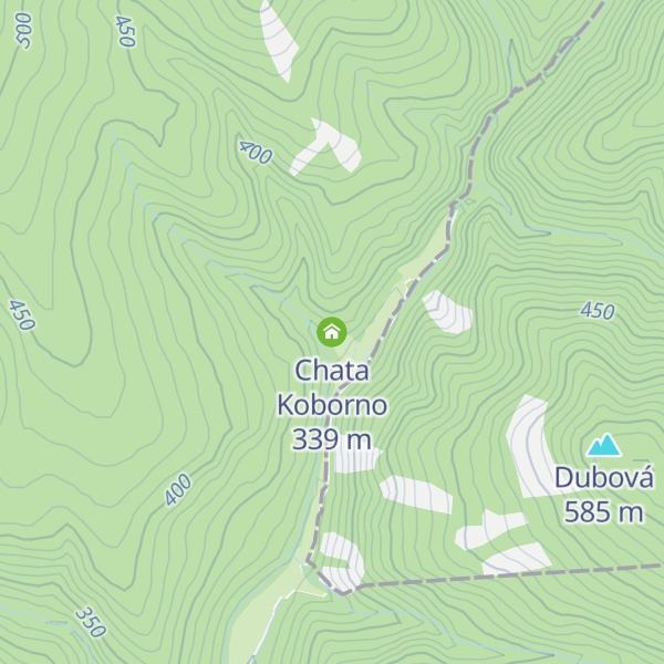 Map of Chata Koborno