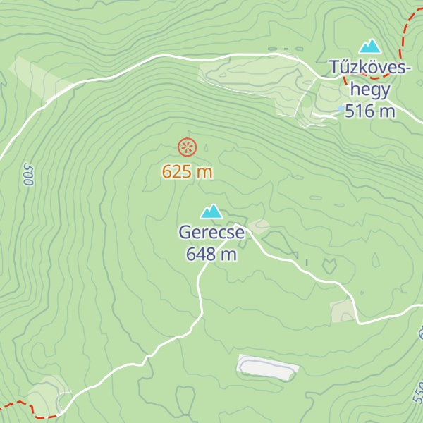 Map of Gerecse