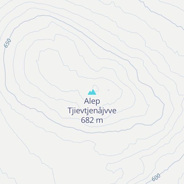 Map of Alep Tjievtjenåjvve