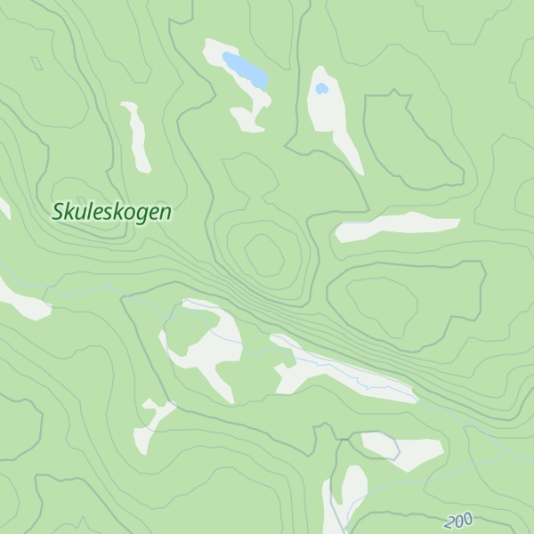 Map of Skäftesdalsberget