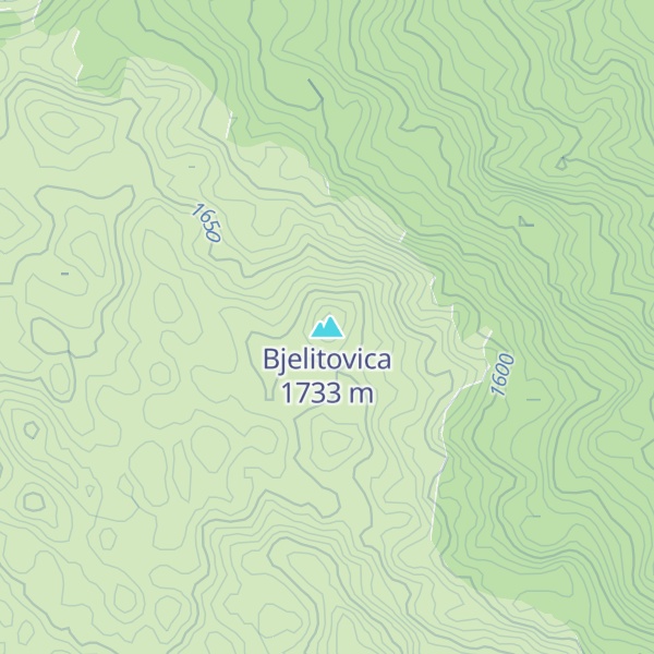 Map of Bjelitovica