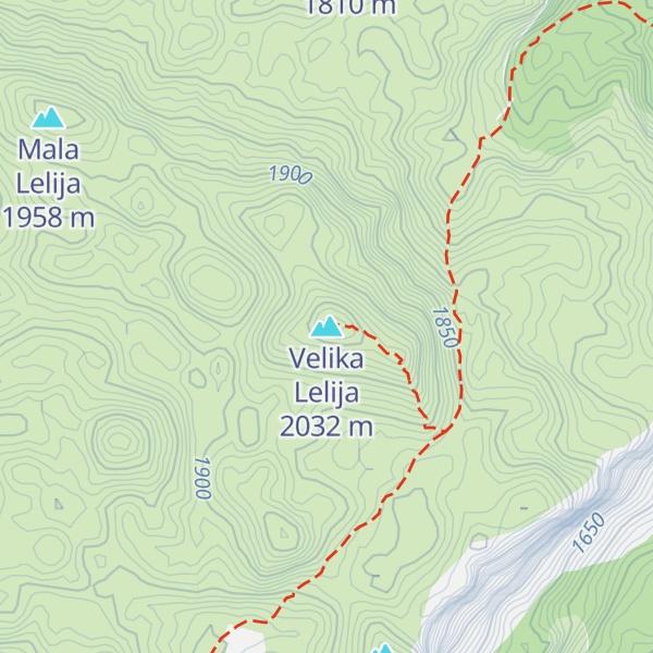 Map of Velika Lelija