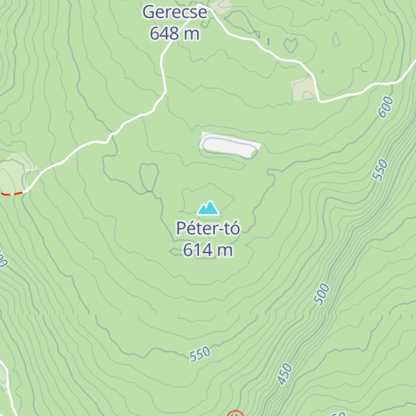 Map of Péter-tó