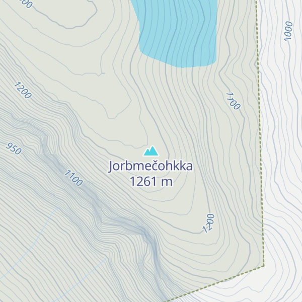 Map of Jorbmečohkka