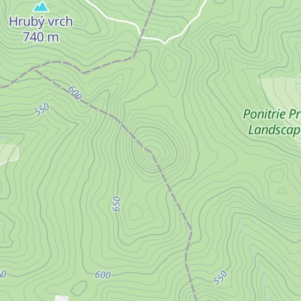 Map of Veľká Ostrá