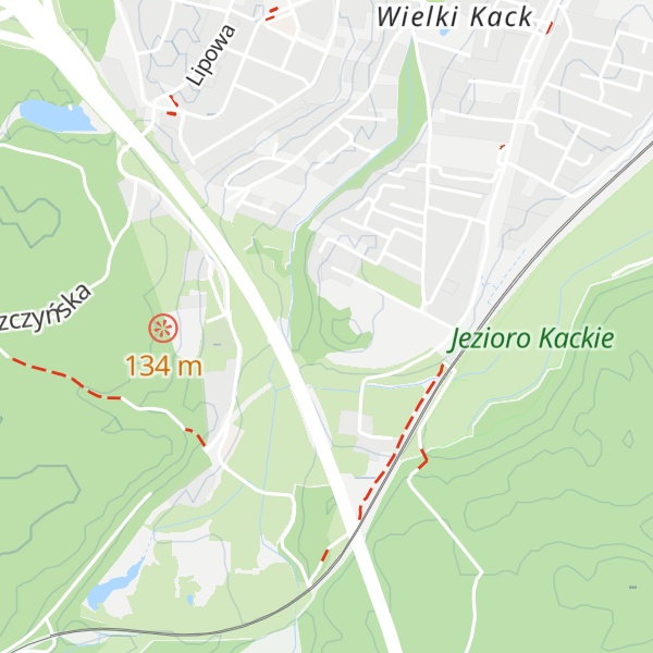 Map of Lisia Góra