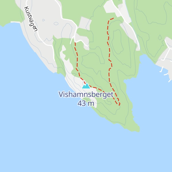Map of Vishamnsberget
