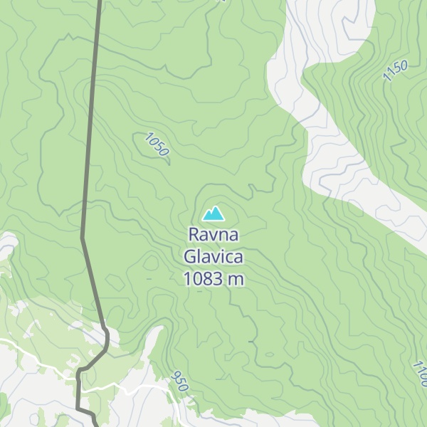 Map of Ravna Glavica