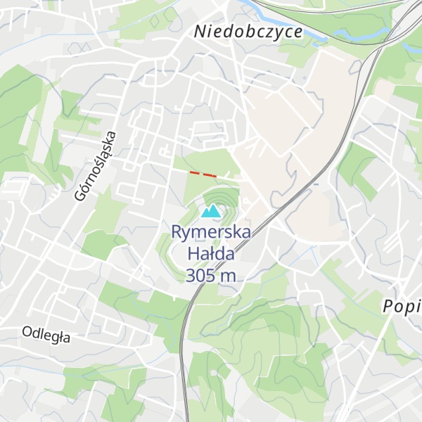 Map of Rymerska Hałda