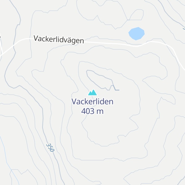 Map of Vackerliden