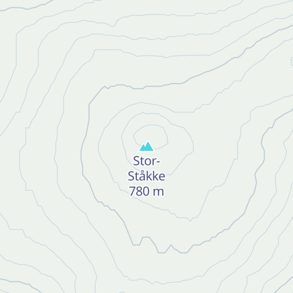 Map of Stor-Ståkke