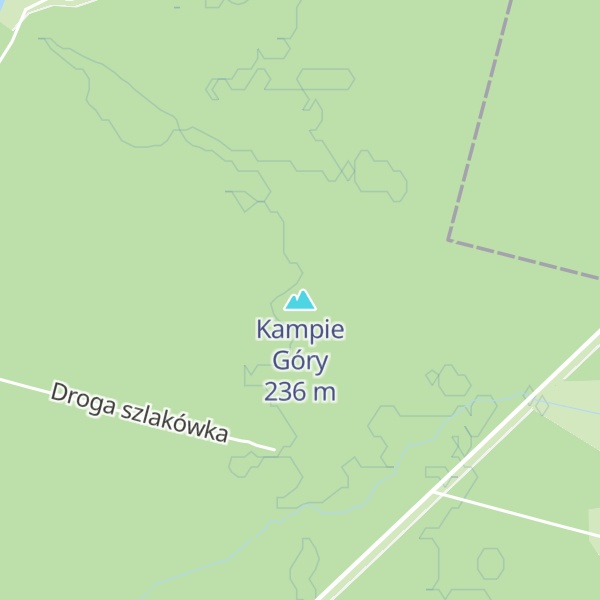 Map of Kampie Góry