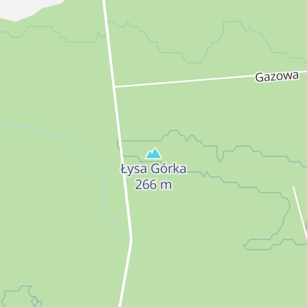 Map of Łysa Górka