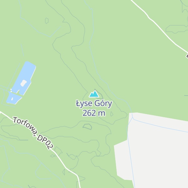 Map of Łyse Góry