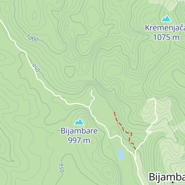 Map of Planinarski dom Bijambare