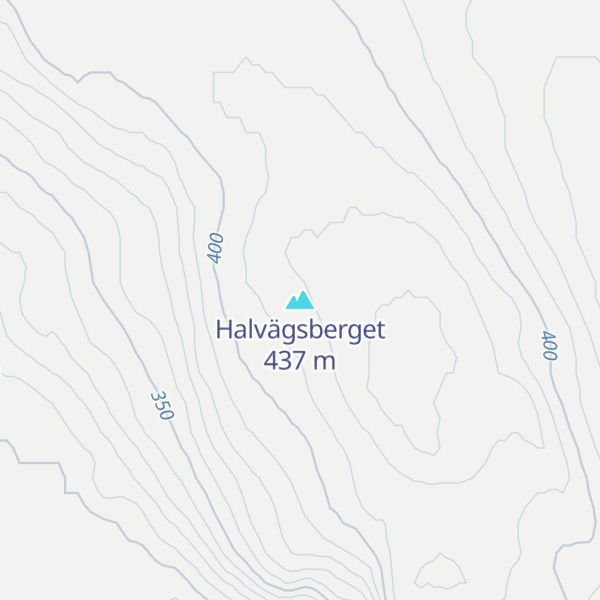 Map of Halvägsberget
