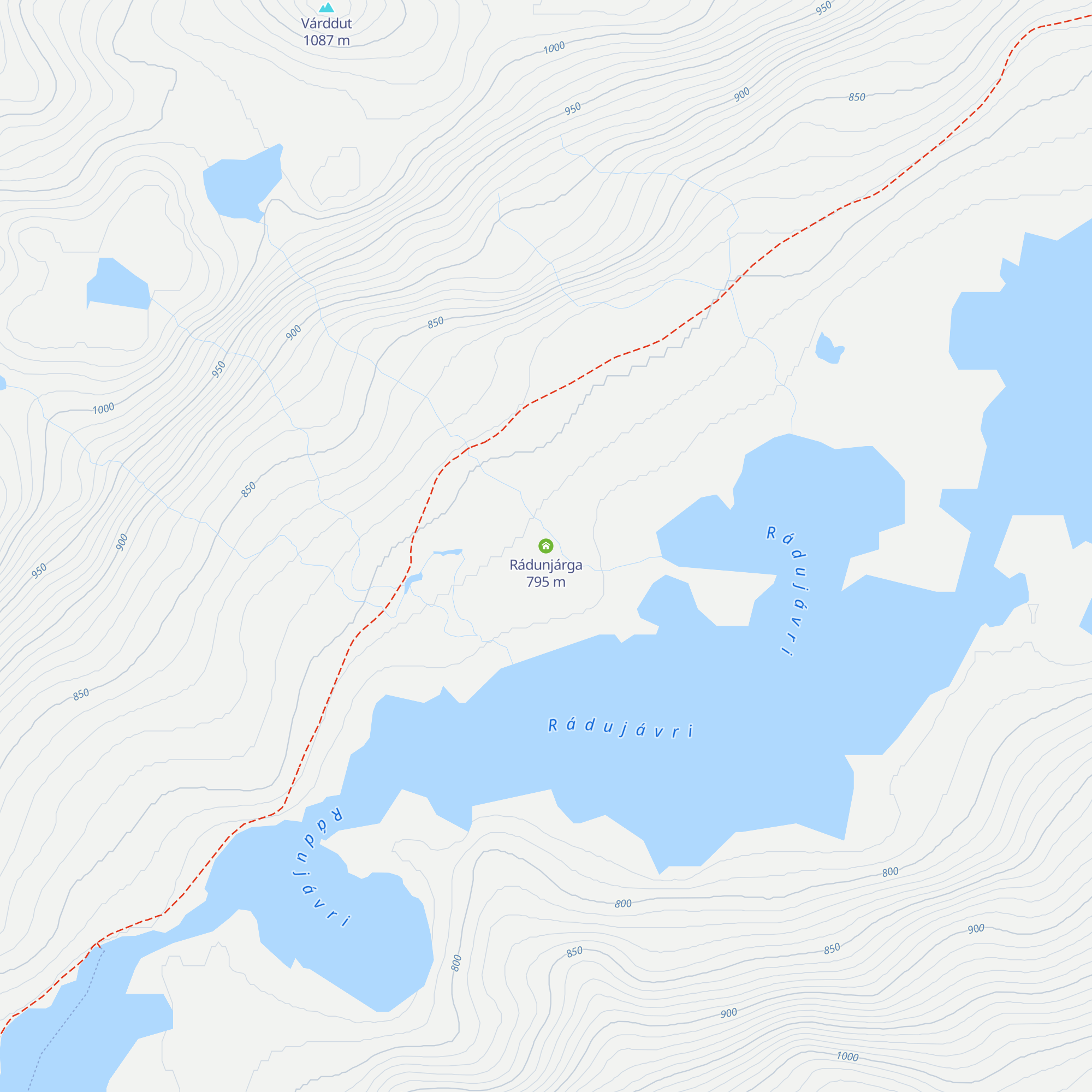Rádunjárga map