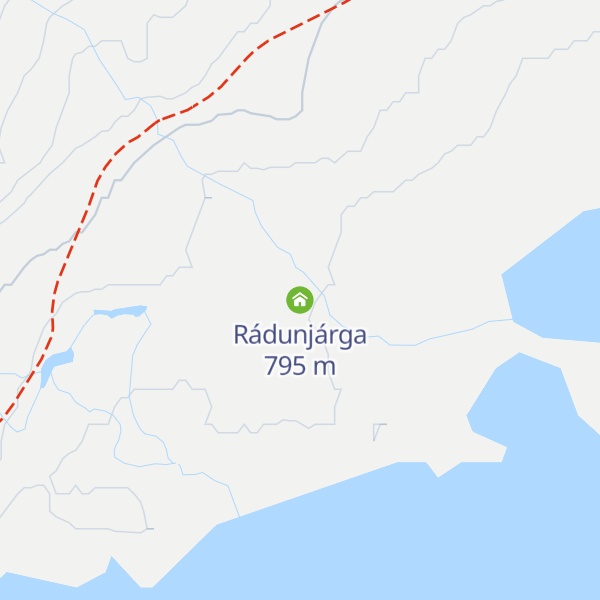 Map of Rádunjárga