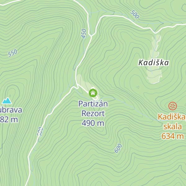 Map of Partizán Rezort