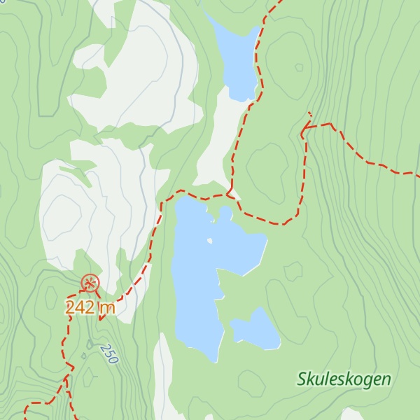 Map of Tärnättstugan