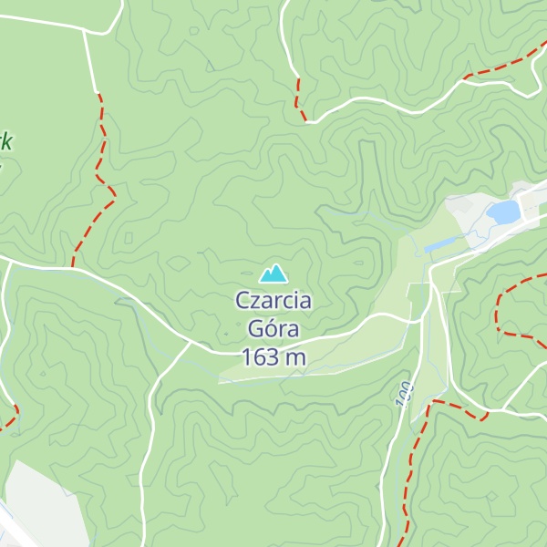 Map of Czarcia Góra