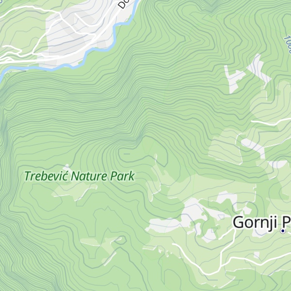 Map of Zmijina Glava