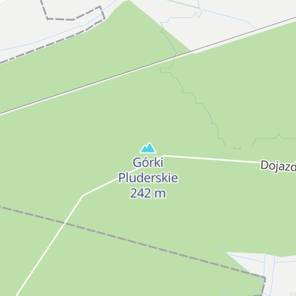 Map of Górki Pluderskie