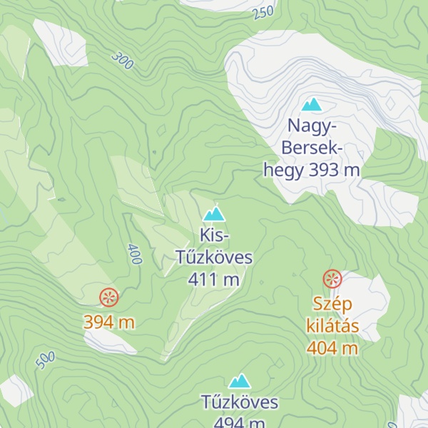 Map of Kis-Tűzköves