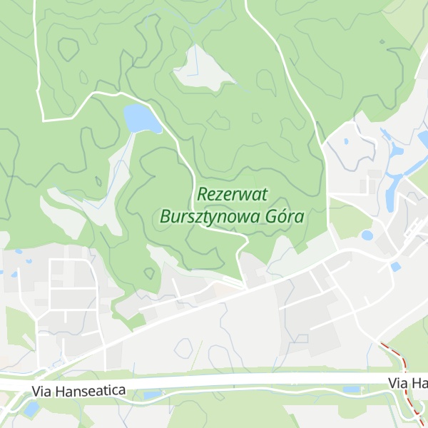 Map of Bursztynowa Góra