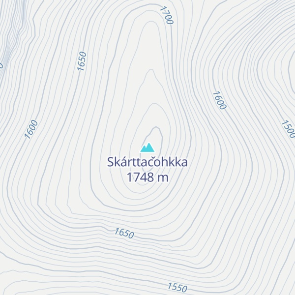 Map of Skárttačohkka