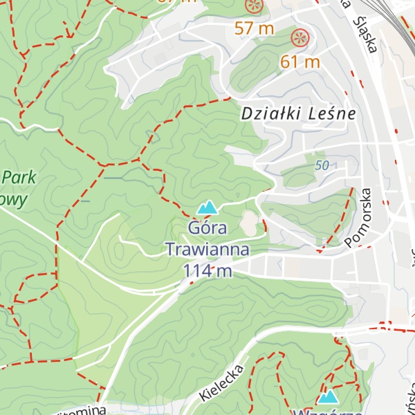 Map of Góra Trawianna
