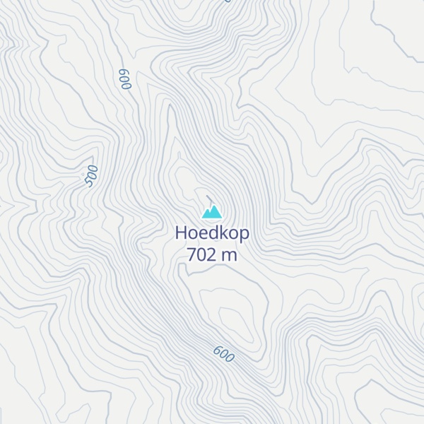 Map of Hoedkop
