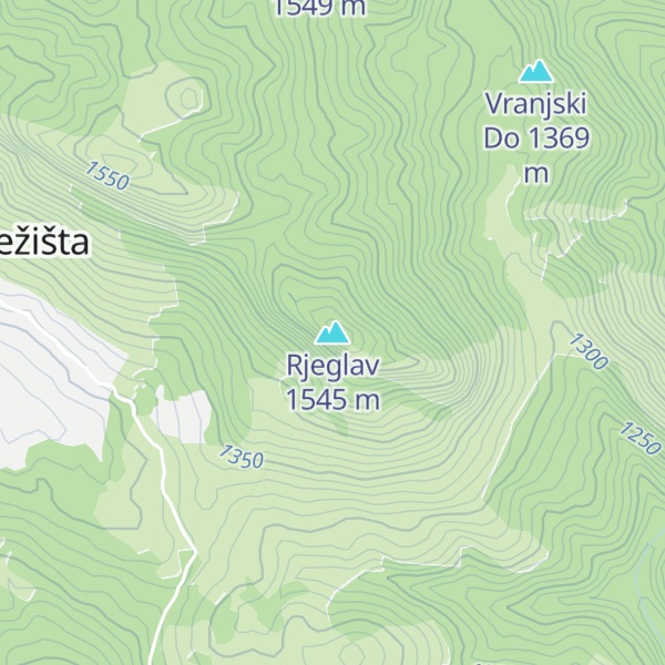Map of Rjeglav