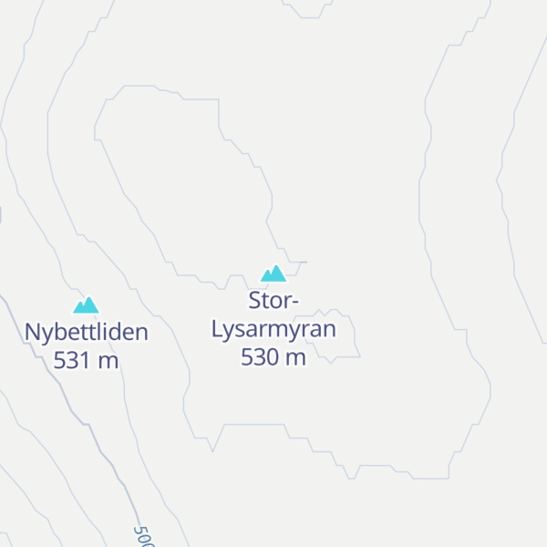 Map of Stor-Lysarmyran