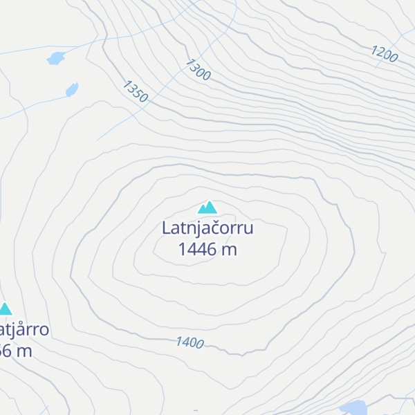 Map of Latnjačorru