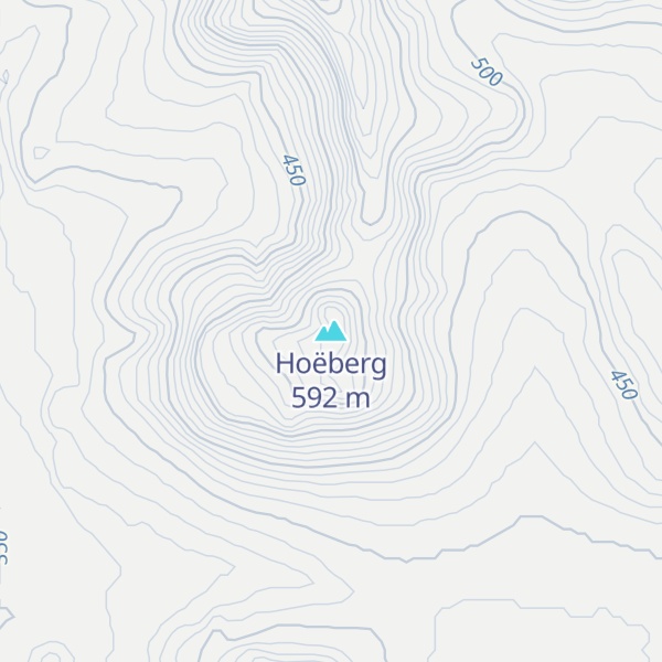 Map of Hoëberg
