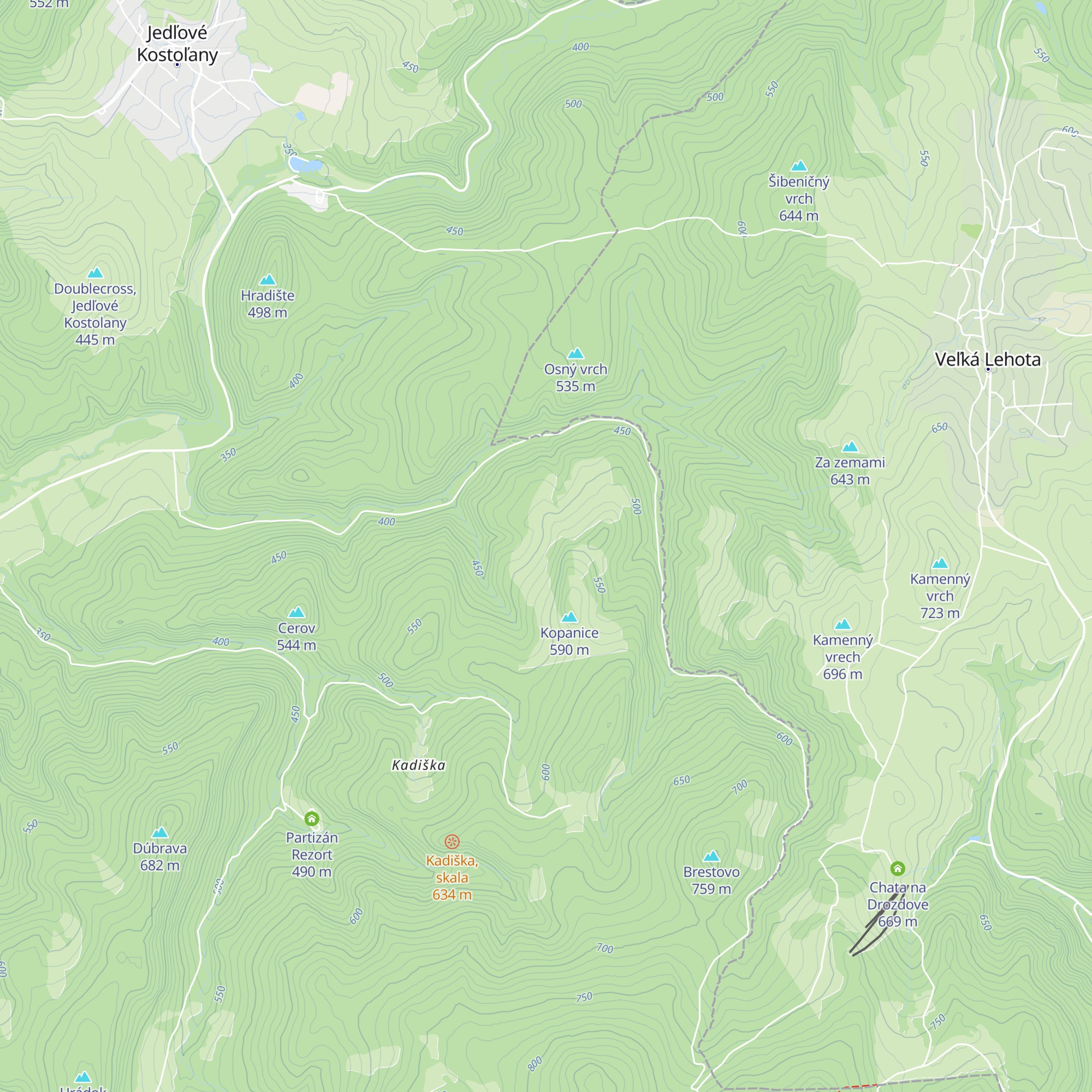 Salaš Kopanice map
