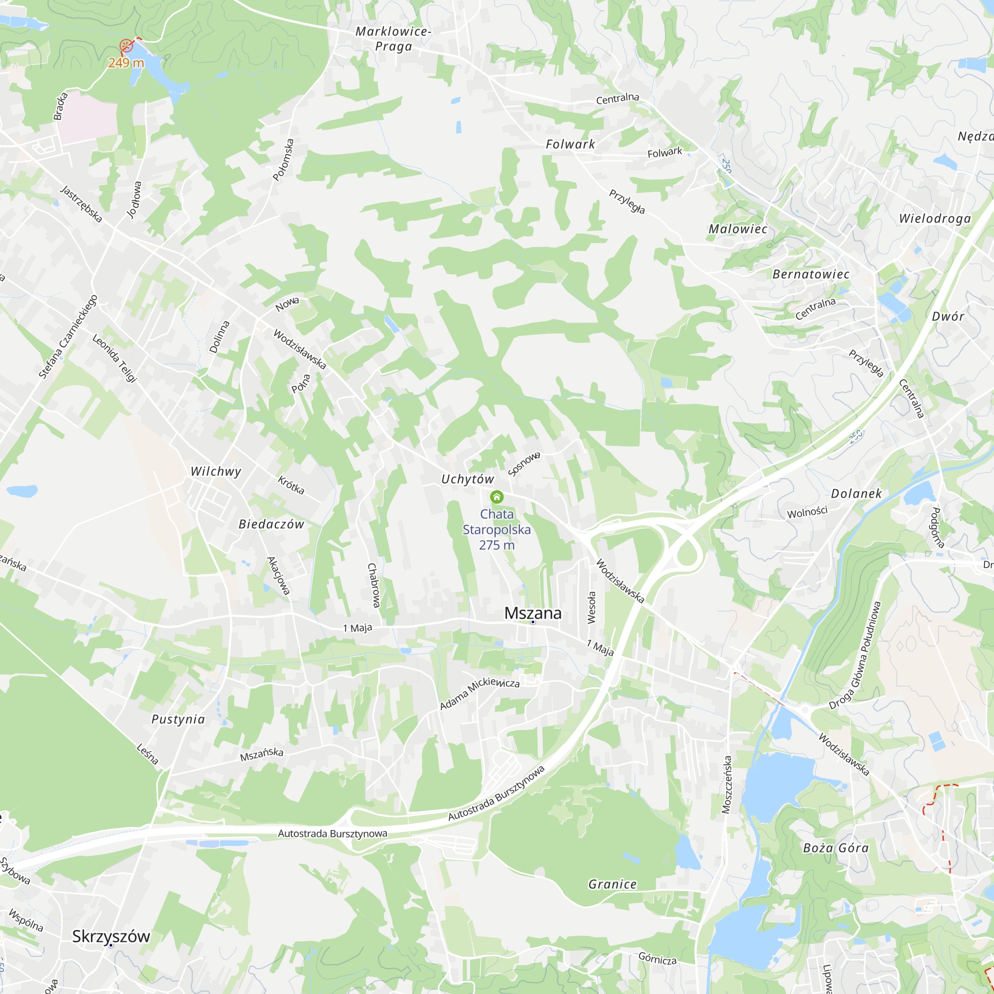 Chata Staropolska map