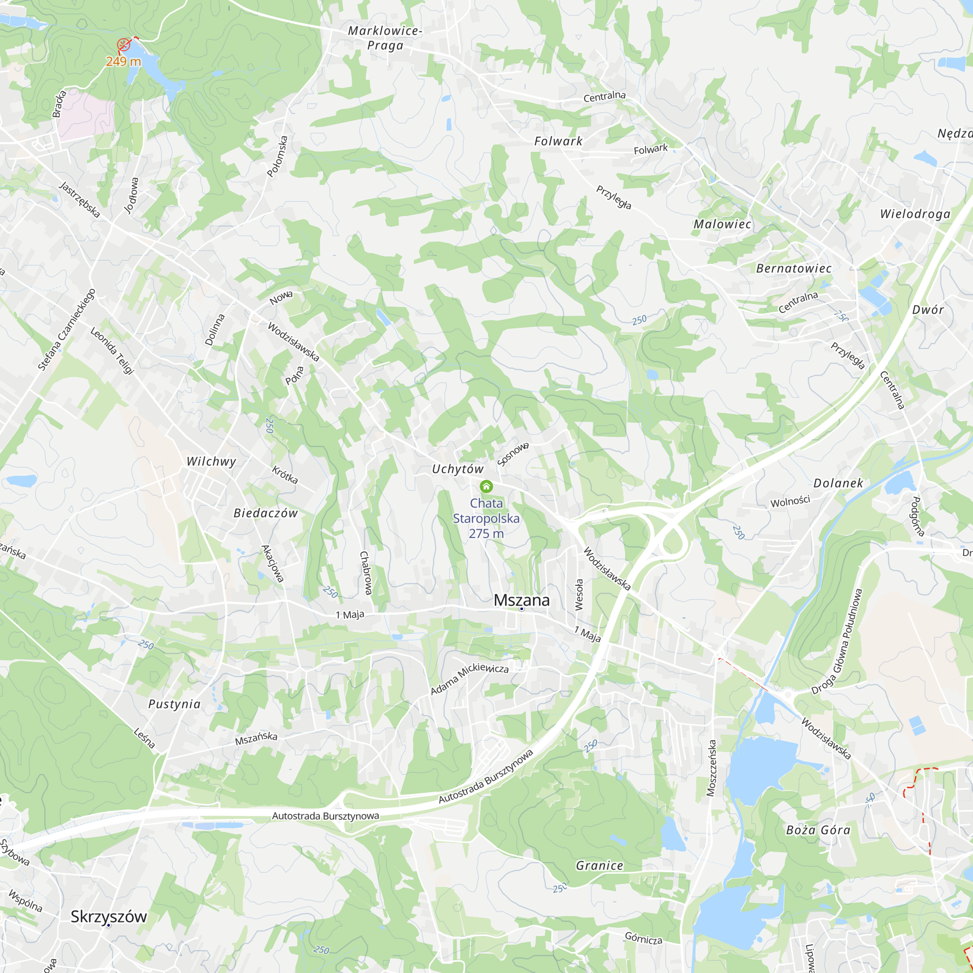 Chata Staropolska map