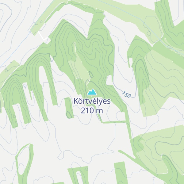 Map of Körtvélyes